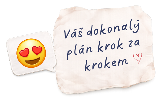Váš dokonalý plán krok za krokem.