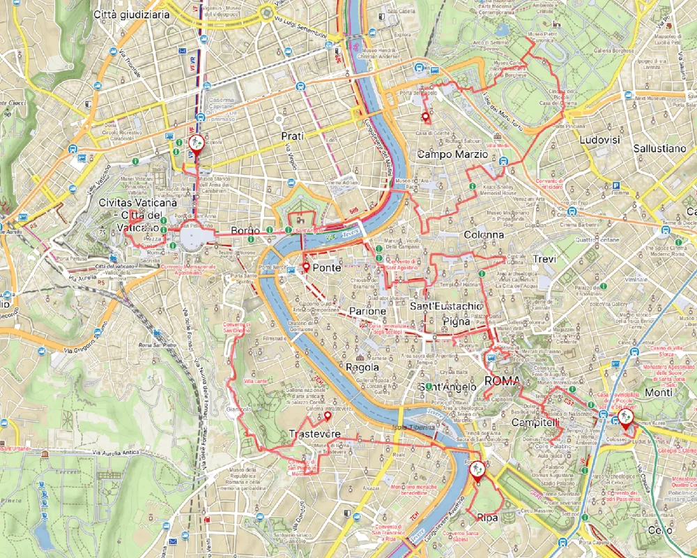 Hotový třídenní itinerář dovolené v Římě