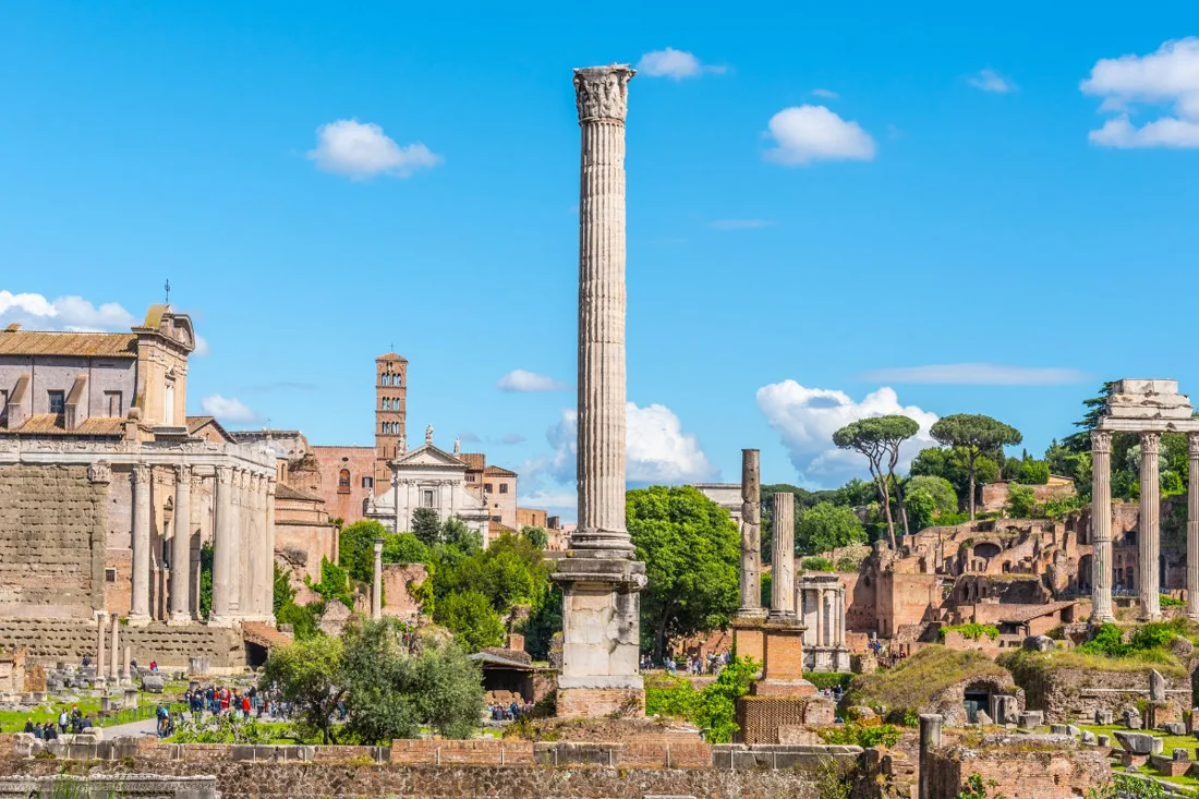 Fokasův sloup | Forum Romanum, Řím Fokasův sloup – Forum Romanum v Římě, místo v interaktivní mapě